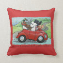 Suche nach rotes auto kissen Vintag