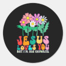 Suche nach jesus liebt dich aufkleber Gott