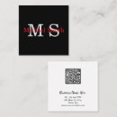 Suche nach monogramm w visitenkarten Modern