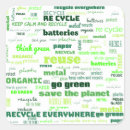 Suche nach papier oder plastik aufkleber Recyceln sie