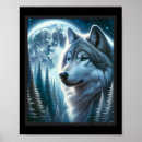Suche nach schwarz weißer wolf poster Tierwelt