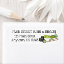 Suche nach sushi rücksende aufkleber Nahrung