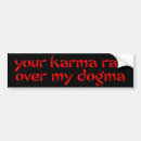 Suche nach karma autoaufkleber Dogma