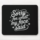 Suche nach lustige gesichter mousepads Tradition