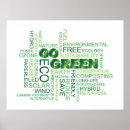 Suche nach go green poster Erde