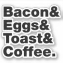 Suche nach bacon aufkleber Nahrung