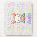 Suche nach niedlicher osterhase mousepads Blume