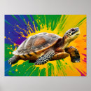 Suche nach gemalte schildkröte poster Malerei