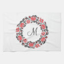 Suche nach rote rosen geschirr tücher Monogramm