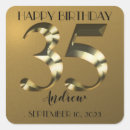 Suche nach 35 geburtstag aufkleber Gold