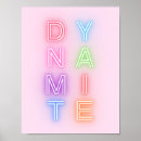 Suche nach neon poster Typografie
