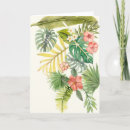 Suche nach hibiskus karten Tropische blätter