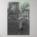 Suche nach vintager baseball poster Schwarz weiß
