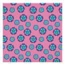Suche nach rosa blumenmuster poster Blau