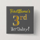 Suche nach dritter geburtstag buttons Drei jahre alt