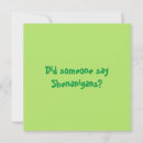 Suche nach st patricks day karten Schenanigans