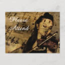 Suche nach musik lädt ein einladungen Vintag