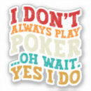 Suche nach poker aufkleber Spielen