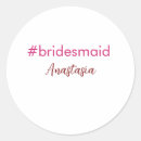 Suche nach bridesmaid aufkleber Kalligraphie