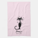 Suche nach vintage schwarze katze geschirr tücher Retro