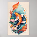 Suche nach koi fish poster Orange