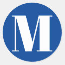 Suche nach weiß und blau aufkleber Monogramm