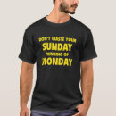 Suche nach ich hasse sonntag tshirts Sonntags