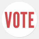 Suche nach abstimmung aufkleber Rot