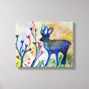 Suche nach hirsch leinwandbilder Aquarell