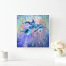 Suche nach delphin wanduhren Blau
