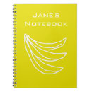 Suche nach bananen kleine notizbücher Gelb