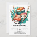 Suche nach sushi roll einladungen Niedlich