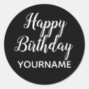 Suche nach glücklicher 40 geburtstag aufkleber Schwarz weiß