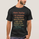 Suche nach klavierlehrer tshirts Lustig