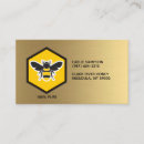 Suche nach imker visitenkarten Gold