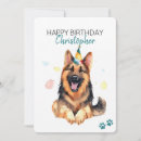 Suche nach deutscher schäferhund karten Aquarell