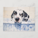 Suche nach dalmatiner hund postkarten Aquarell