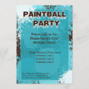 Suche nach paintball party einladungen Spritzer