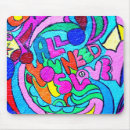Suche nach bunte liebe mousepads Hippie
