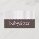 Suche nach babysitter service visitenkarten Caregiver