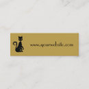Suche nach katzen silhouette visitenkarten Elegant