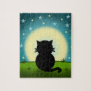 Suche nach katze und mond puzzle Himmel