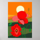 Suche nach blumenlandschaft poster Mohn