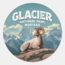 Suche nach glacier national park aufkleber Gletscher nationalpark
