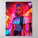 Suche nach cyberpunk kunst poster Neon