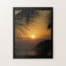 Suche nach tropischer sonnenuntergang puzzle Insel