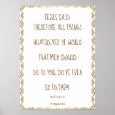 Suche nach die goldene regel poster Jesus