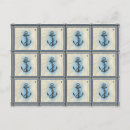 Suche nach anker mit seil postkarten Boot