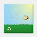 Suche nach bienen cartoon magnete Glücklich
