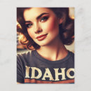 Suche nach schöne frau postkarten Retro